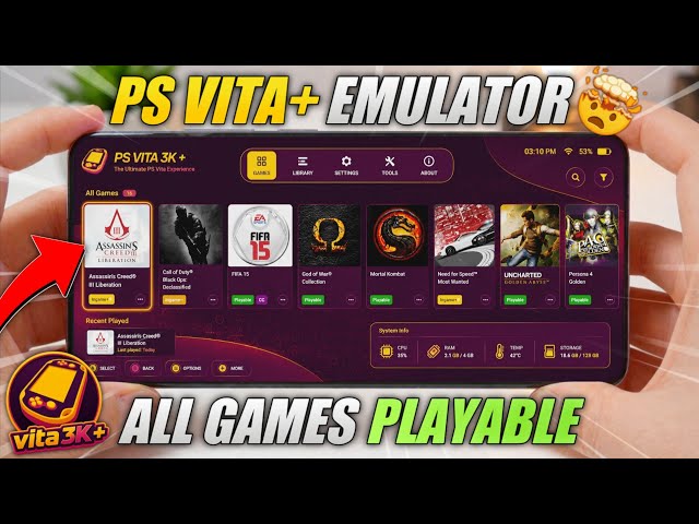 Vita 3K Plus Emulator Setup Guide – Best Settings & All Games Playable! 🔥 | PS Vita Emulator Android