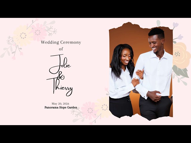 💍💓 Jolie & Thierry’s Wedding Ceremony | June 20, 2026