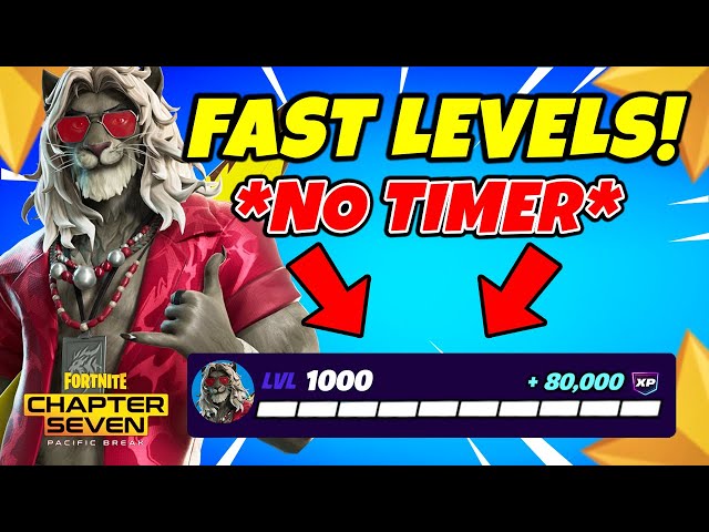 *NEW* NO TIMER Fortnite XP MAP How To LEVEL UP FAST in Fortnite CHAPTER 7!