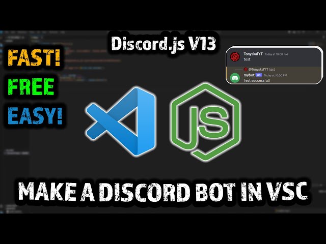 How to easily make a Discord Bot in Visual Studio Code! (PASTEBIN)