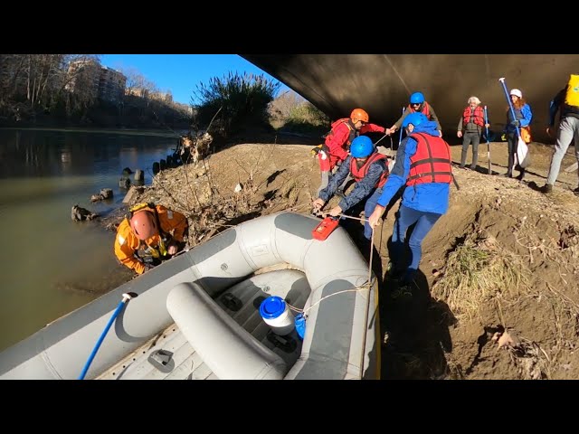 arrivo a Ponte Testaccio, Discesa delle Scope, Roma 6gen20