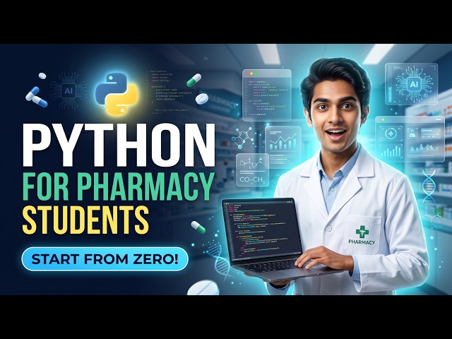 Python Programming for Pharmacy Students | Lecture 1 | Introduction to Python | FY B. Pharm BP101T