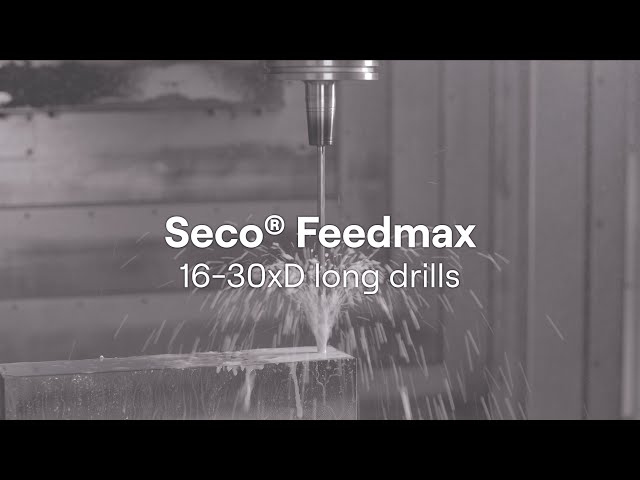 Seco Feedmax machining demo, the future of deep drilling | Seco tools