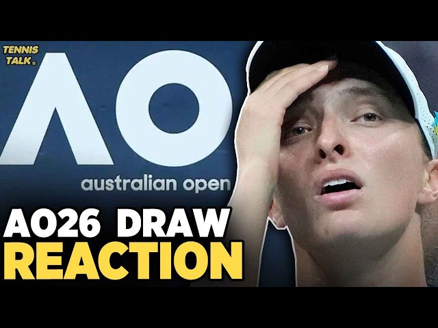 Swiatek Tough Draw | Sabalenka, Gauff SF | Eala, Muchova R2 | Australian Open 2026 Draw Reaction