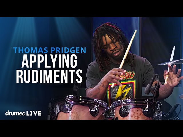 Applying Rudiments To The Drum Set | Thomas Pridgen