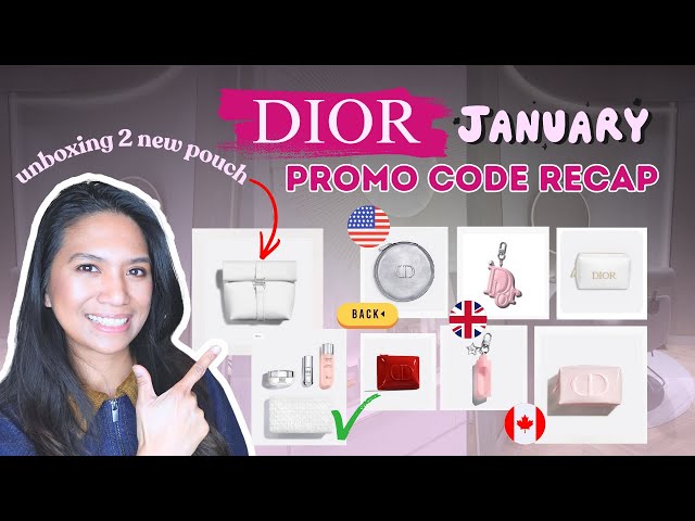 NEW Dior Beauty Pouch First Look + New Promo Codes in US, Canada & UK January 2026 | Artsy Momsy