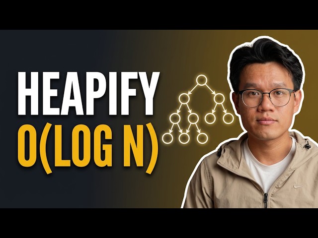 How does HEAPIFY work in HEAP/PRIORITY QUEUE? Why is it LOG(N)?