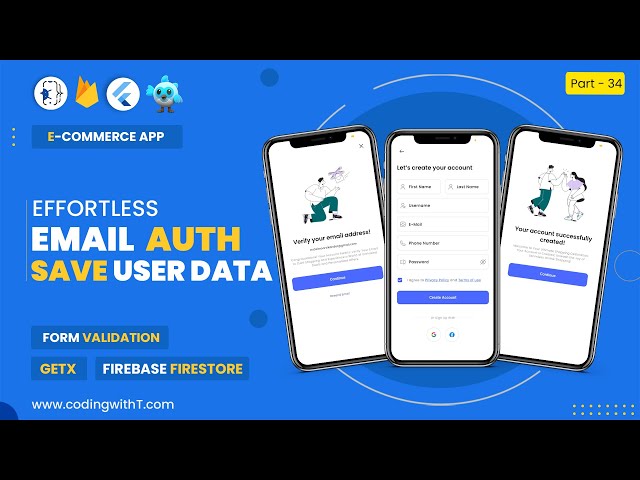 Flutter Firebase Email Password Authentication | Store Data In Firebase Firestore | Form Validation