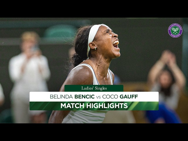 AMAZING comeback! | Belinda Bencic v Coco Gauff | Highlights | Wimbledon 2026