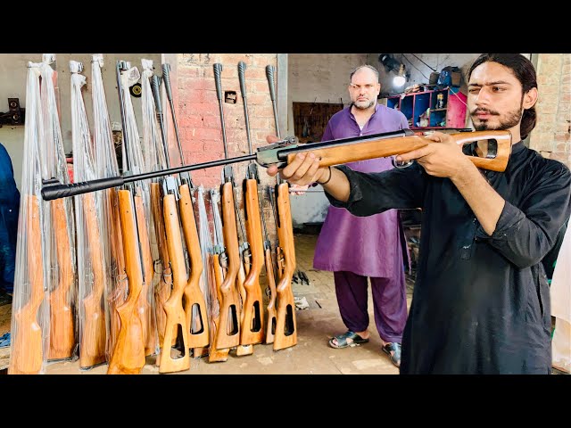 Manufacturing Process of High Pressure Air Gun by 60 year old man | Air Rifle Pump 