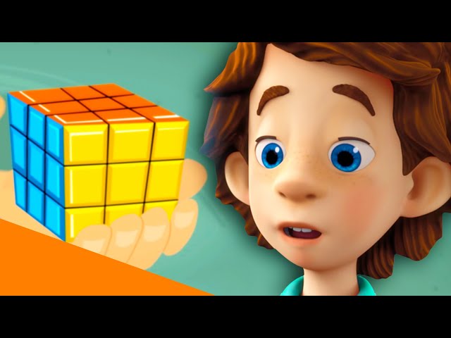 How do I solve a puzzle cube? | The Fixies | Animation for Kids | Learning with Tom