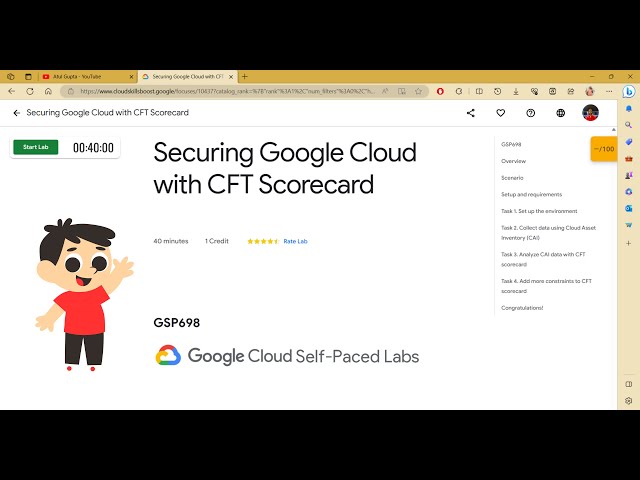 Securing Google Cloud with CFT Scorecard [GSP698] | TheArcadeGame | #qwiklabs