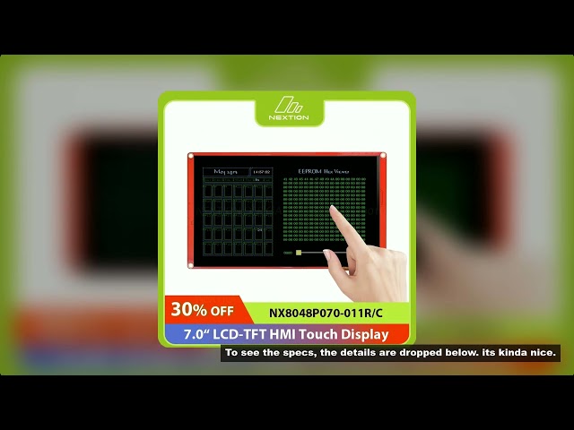 NEXTION 7.0'' Intelligent LCD Touch Display Module NX8048P070-011C/R Multifunction HMI Resistive/Cap