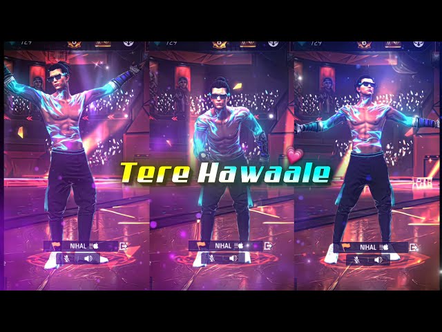 Tere Hawaale🍂💗| FF SOLO TREND | XML + CLIP + CC ❤✨ | NEW TREND 💫💖!| FF EDIT @SubhuEfx