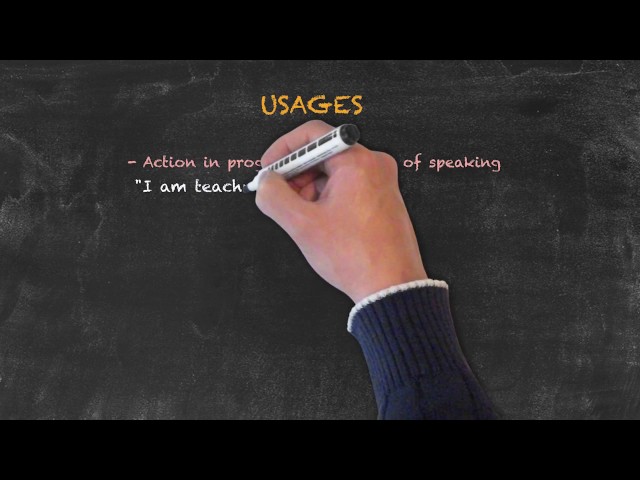 Overview of All English Tenses - Present Tenses - Present Continuous - Usages