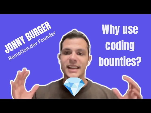 Open Source Coding Bounties 💎 Remotion.dev founder