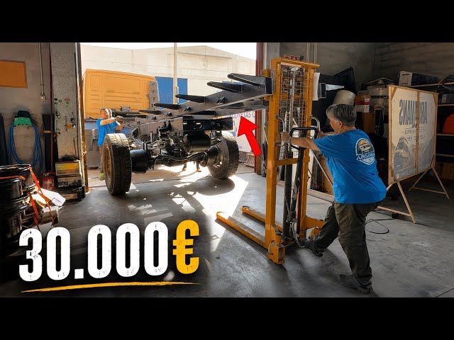 Construimos la pieza que decidirá si nuestro CAMIÓN CAMPER sobrevive al viaje