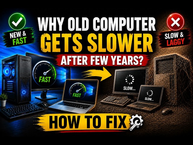 WHY IS MY COMPUTER SO SLOW.(HOW TO FIX)
