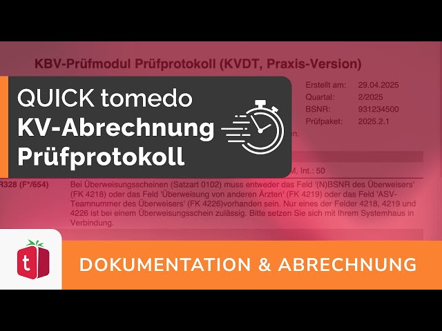 Fehlermeldung zu Chargennummer – tomedo® (Quick Support)