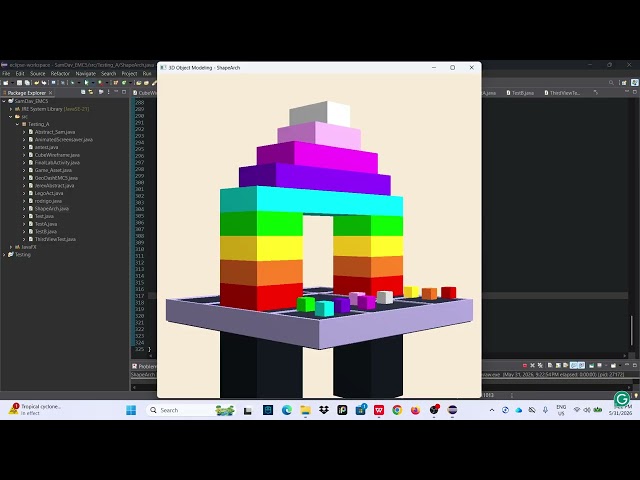 All my Java Coding Showcases - Shape Class | EMC5 Activities and Exams