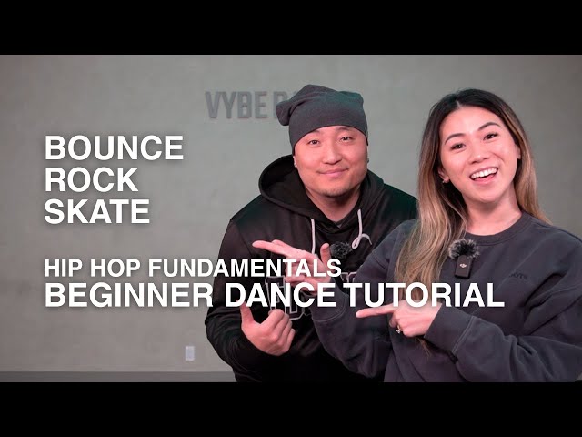 Beginner Hip Hop Tutorial | Fundamentals: Bounce, Rock & Skate ft. Pyro
