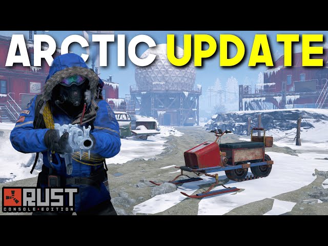 Rust Console BIG Arctic Update FIRST LOOK! Arctic Base, Snowmobiles, Polar Bears & More!