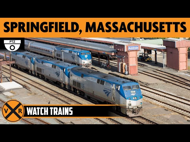 Springfield, Massachusetts, USA | LIVE Train Camera (PTZ)