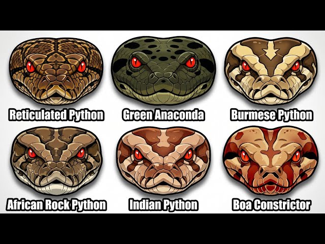 Every KIND Of GIANT SNAKE Explained In 7 Minutes 