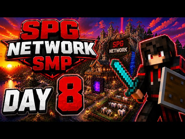 Minecraft SPG Network SMP Day 8 | Base Disaster | #minecraft #manhunt