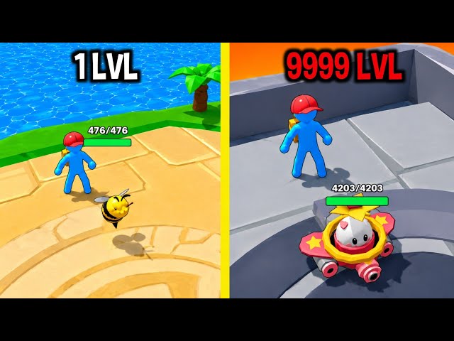 MAX LEVEL in Monster Evolution Run & Battle Gameplay