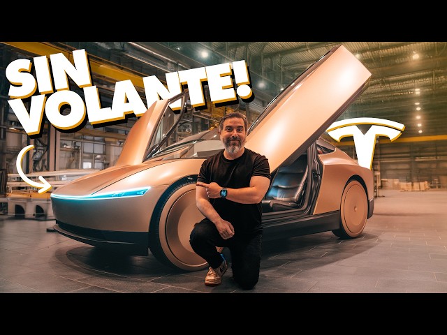 PRUEBO el ROBOTAXI de TESLA: sin VOLANTE ni PEDALES! El CYBERCAB será una revolución!!