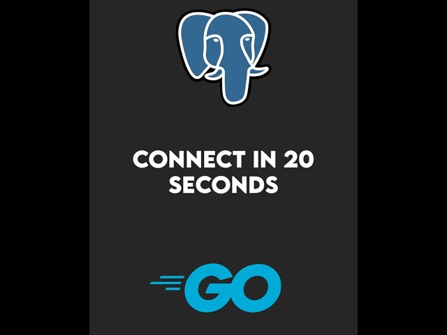Connect Go to PostgreSQL Like a Senior Developer