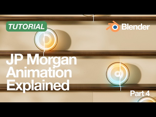 How to Create Animation like JP Morgan in Blender! – Part 4