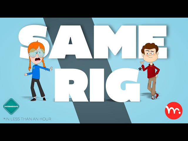 The secret to rigging characters in Moho Pro 14 in under an hour
