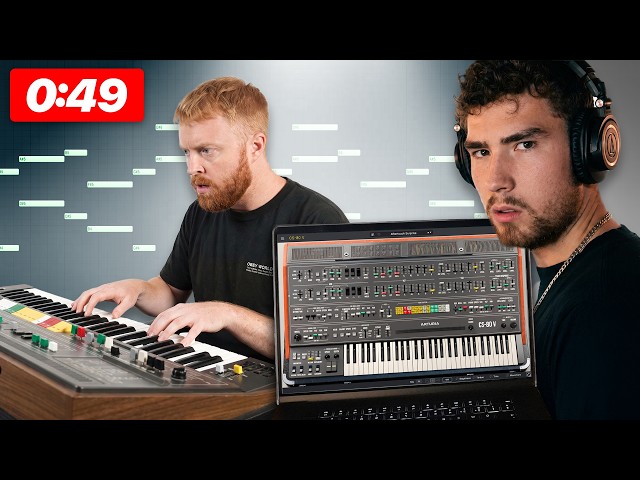 $20,000 Synth VS Plugin - Who Can Make The BEST beat?!