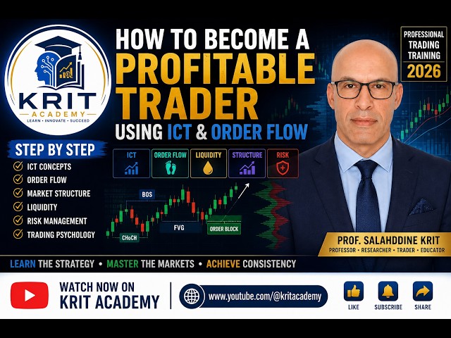 How to Become a Profitable Trader Using ICT & Order Flow  Step by Step Guide 2026