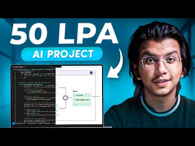 This AI PROJECT Got My Student 50 LPA Job | Free End to End Production AI Project.