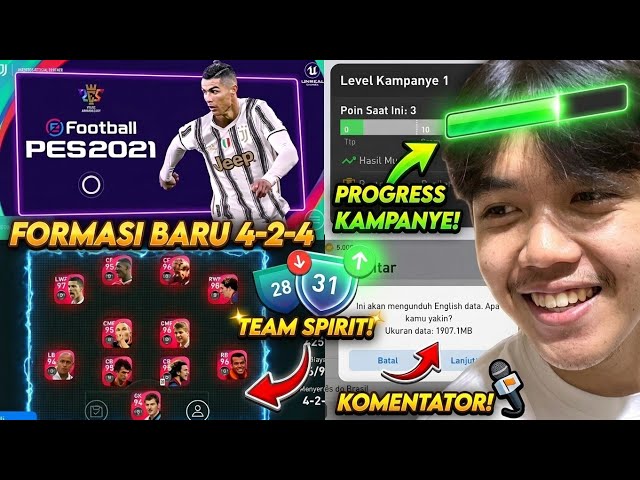 Download PES 2021 Mobile LATEST OFFLINE UPDATE! v5.3.0