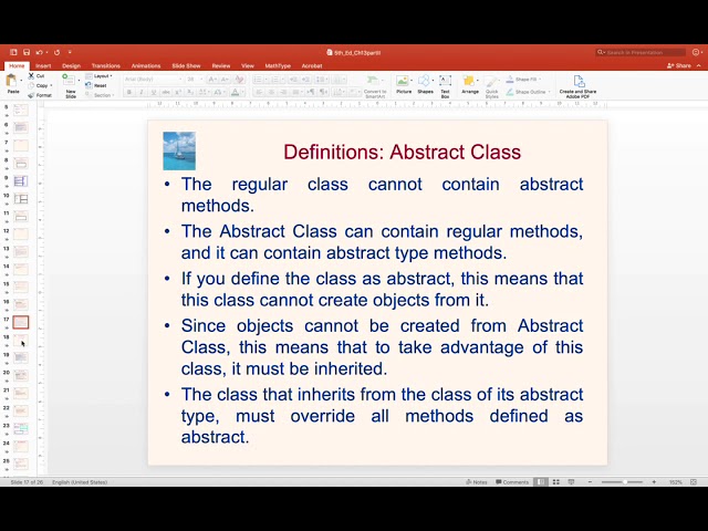 Module10 Inheritance and polymorphism 5 Abstraction