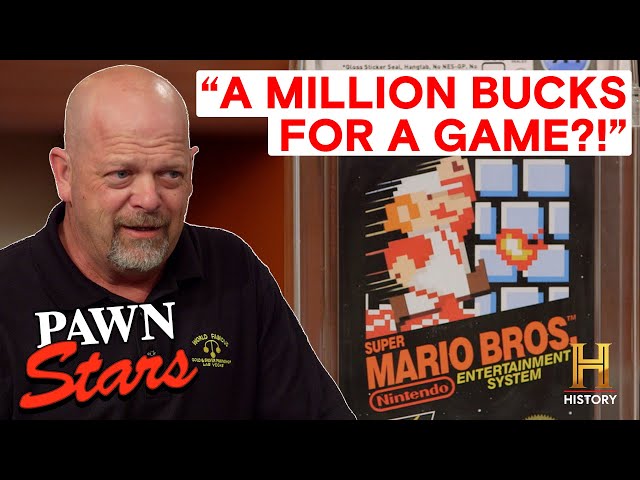TOP 4 SUPER RARE NINTENDO GAMES | Pawn Stars | History
