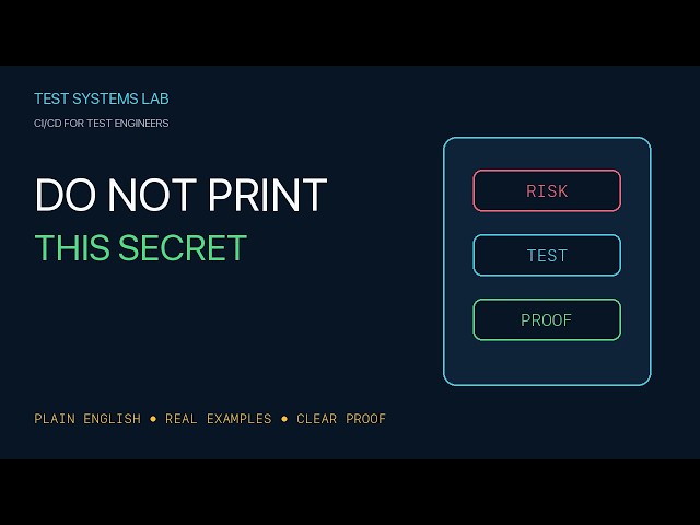 CI Secrets: Permissions, Redaction and Rotation with Fake Data