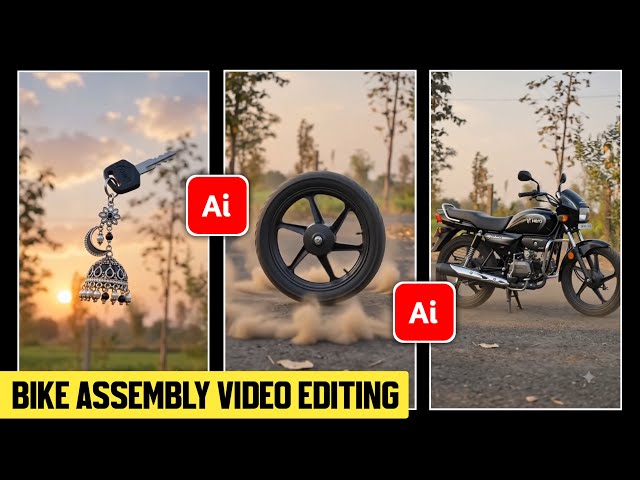 Bike Assembly Video Editing in AI | Viral AI Bike Transformation Editing | AI Video Editing Tutorial