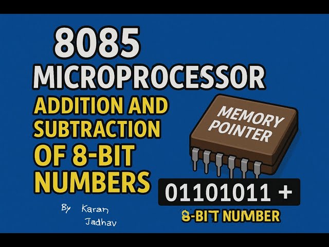 Microprocessor 8085 ADD AND SUB of 8-bit Number - program 11, Bangalore University, CA Lab