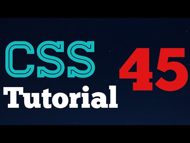 CSS tutorial for beginners -45- The Attribute Selector