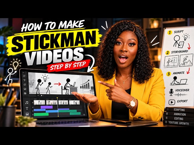 How to Create Stickman Videos with AI | Step-by-Step Beginner Tutorial