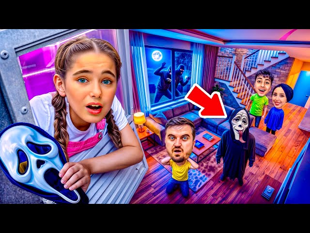 TERRIFYING MOMENTS IN THE NEW HOUSE !! ELIF SINEM WE SNEAKED INTO THE HOUSE AND SCARED MY DAD !!