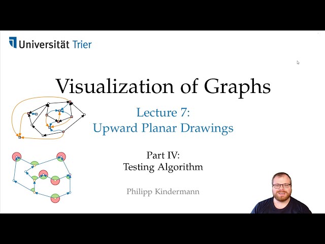 Upward Planar Drawings (4/4): Testing Algorithm | Visualization of Graphs - Lecture 7
