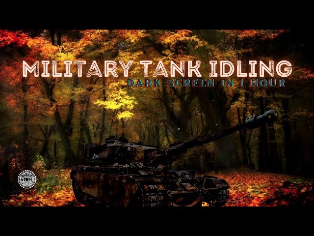 ⨀ diesel military tank idling ⨀