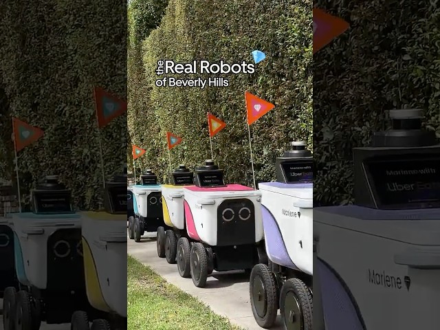The Real Robots of Beverly Hills - The Intro | Serve Robotics x Uber Eats