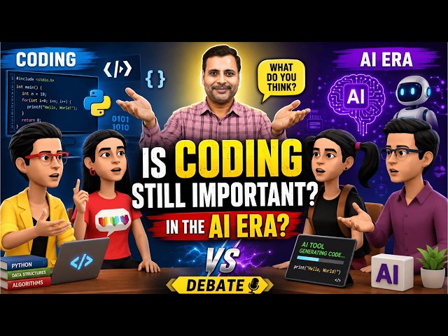 Is Coding Still Important in the AI Era? 🤖💻 | AI vs Coding Debate | English Speaking Practice